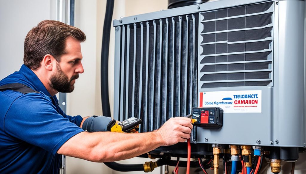 cooling system installation